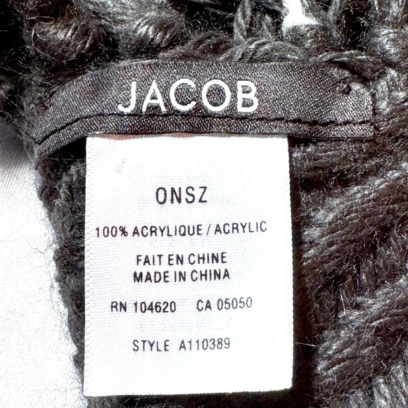 🧣Stunning Incredibly Soft Vintage Jacob & Co Acrylic Wool Cozy Scarf🧣 - Picture 5 of 16